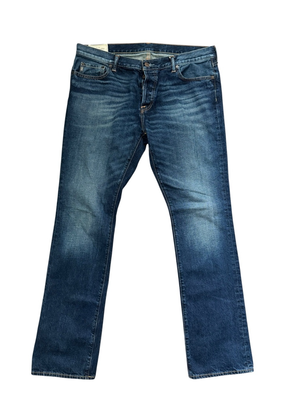 Abercrombie & Fitch men’s Y2K buttonfly bootcut jeans size 38x36